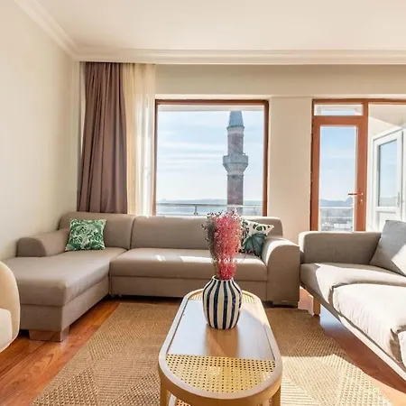 아파트 Bosphorus View With 3 Bedrooms *